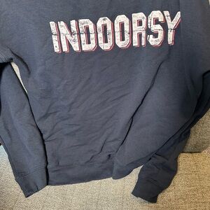 Zoe + Liv “Indoorsy” Graphic Crewneck Sweatshirt